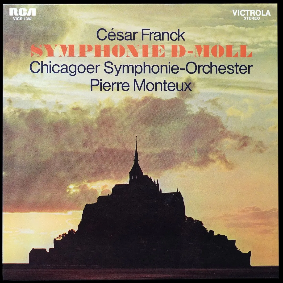 LP Pierre Monteux — Franck: Symphonie D-Moll фото