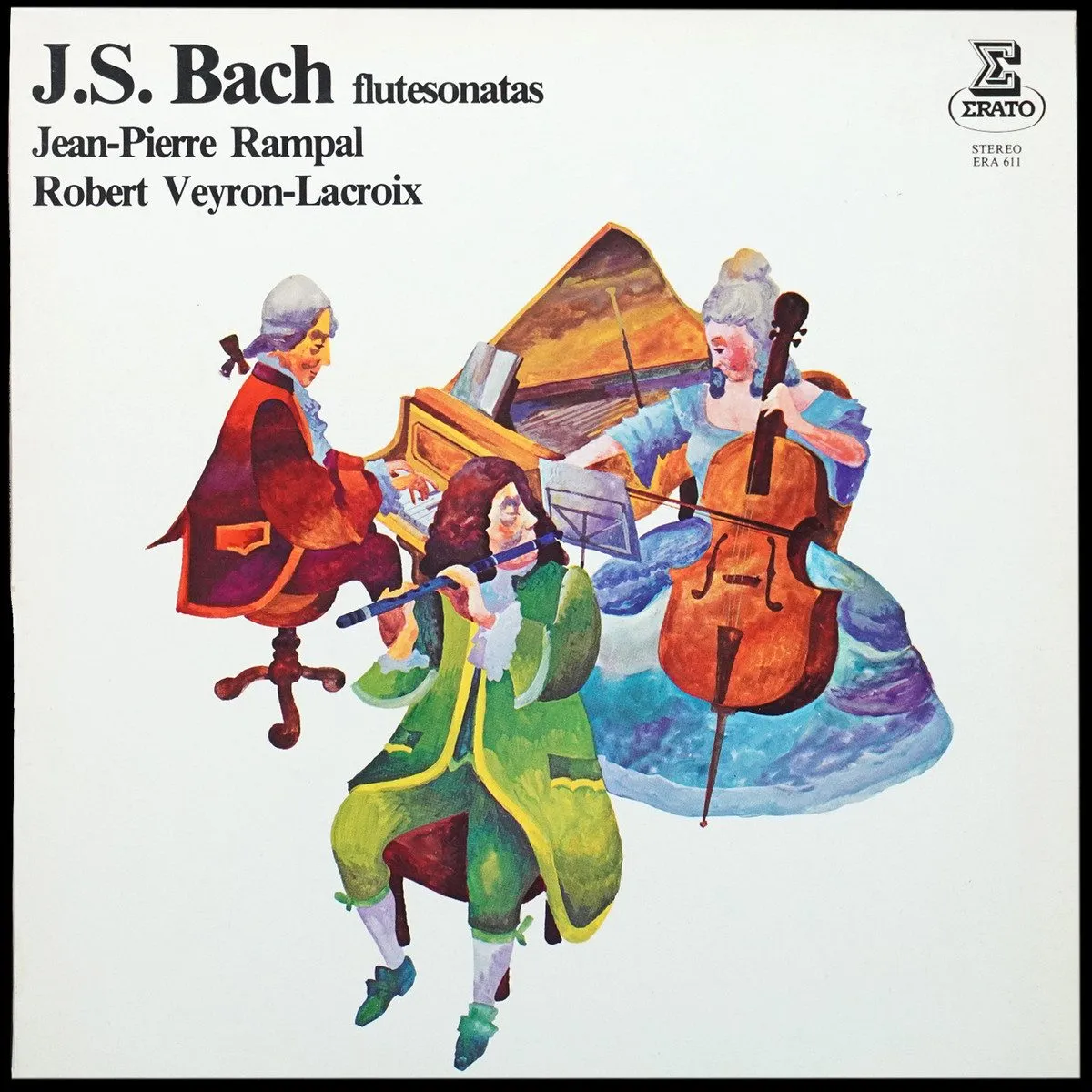 LP Jean-Pierre Rampal — Bach: Fluitsonates фото