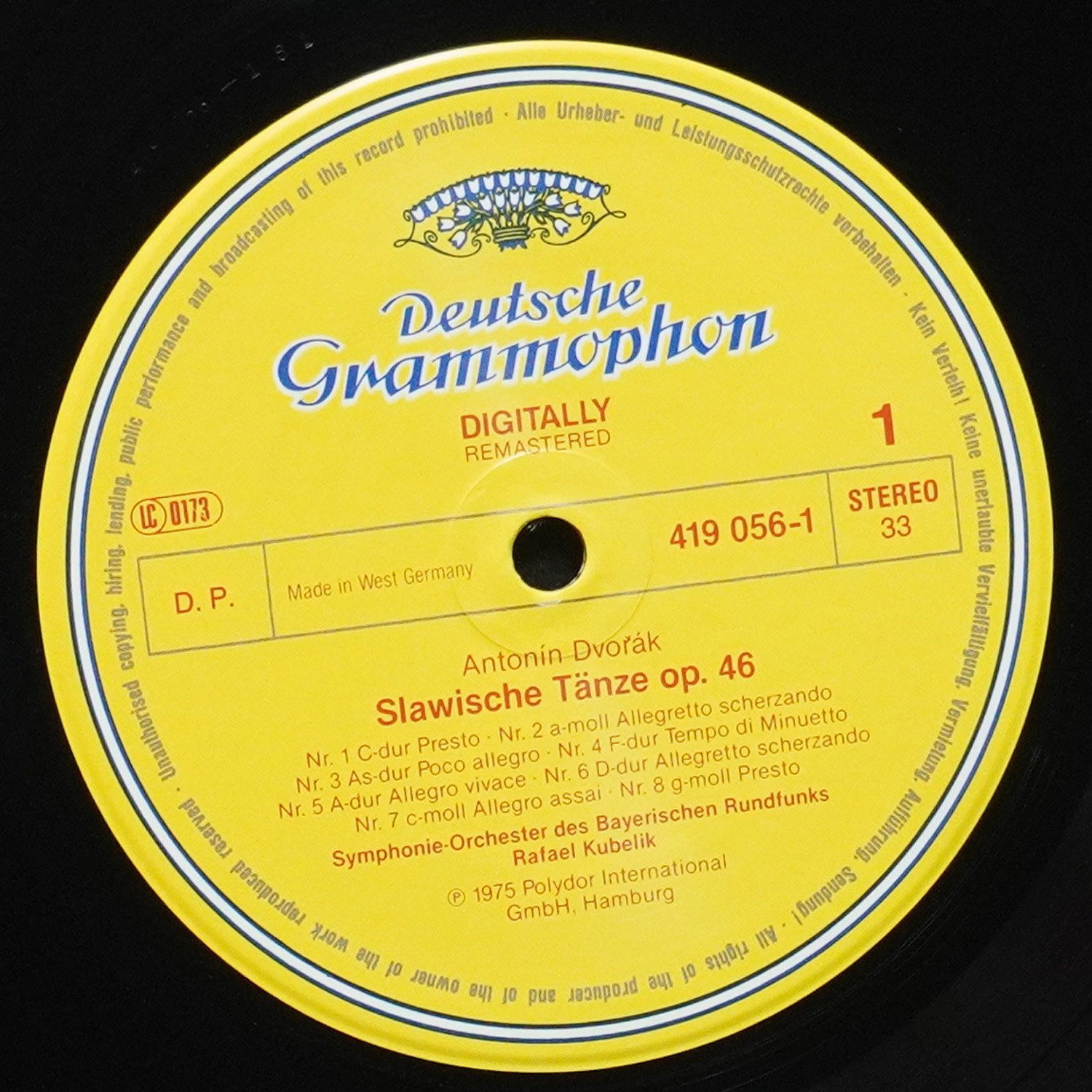 LP Rafael Kubelik — Dvorak: Slawische Tanze (Gesamtaufnahme) фото 2