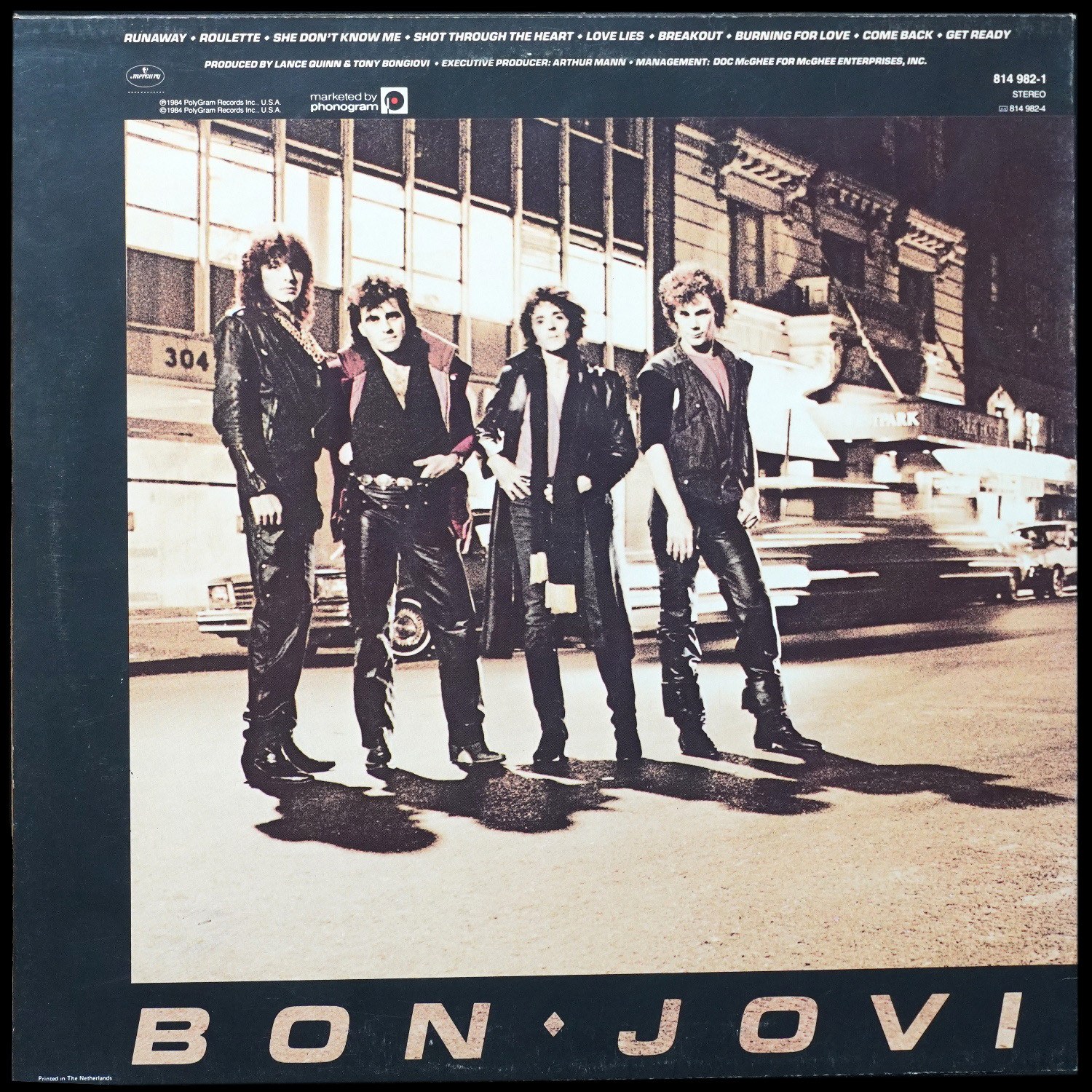 LP Bon Jovi — Bon Jovi фото 2