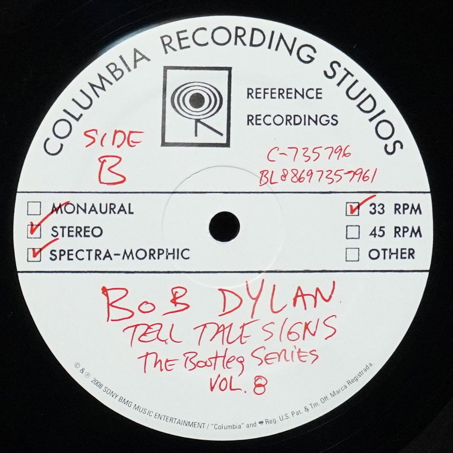 LP Bob Dylan — Tell Tale Signs (Rare And Unreleased 1989-2006) (4LP-бокс) фото 5