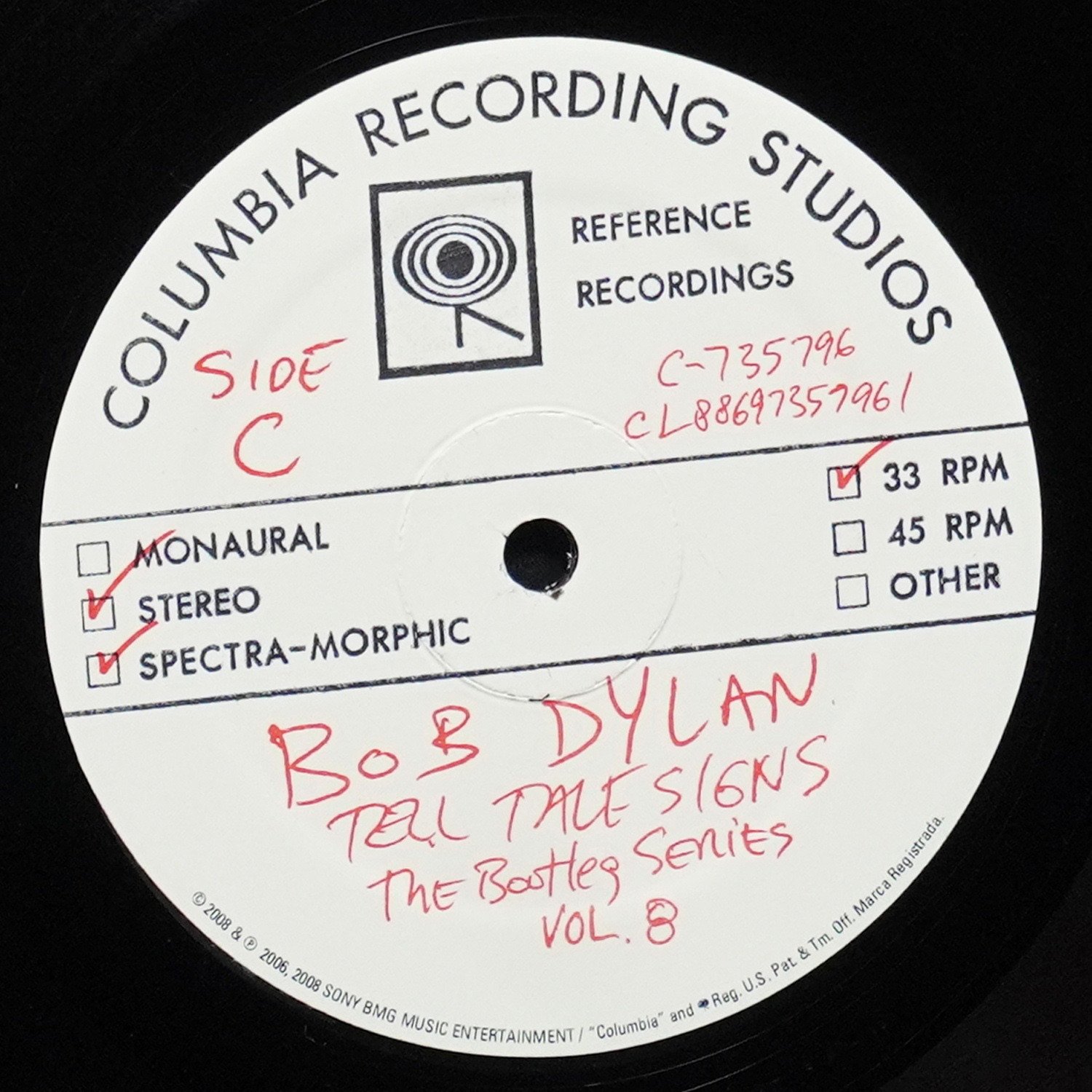 LP Bob Dylan — Tell Tale Signs (Rare And Unreleased 1989-2006) (4LP-бокс) фото 6