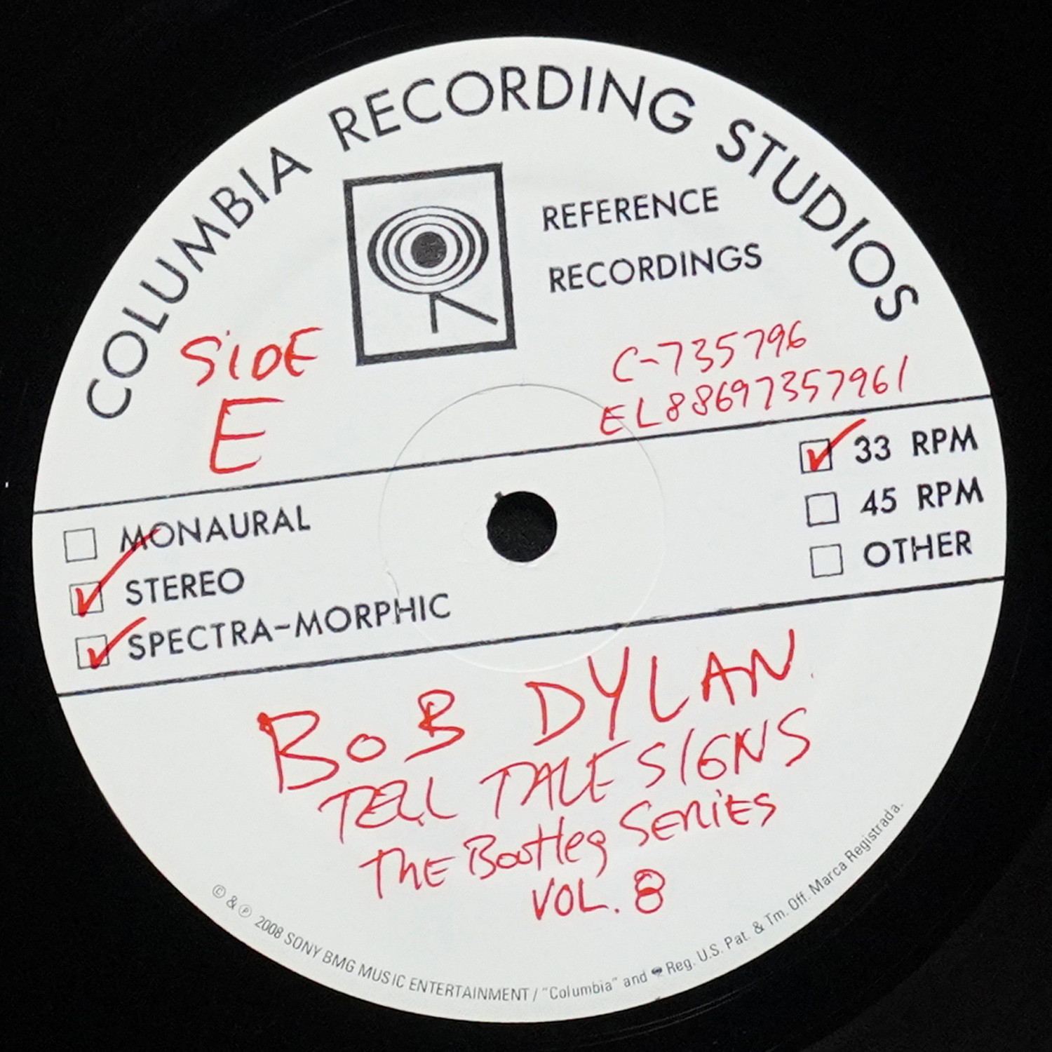 LP Bob Dylan — Tell Tale Signs (Rare And Unreleased 1989-2006) (4LP-бокс) фото 8