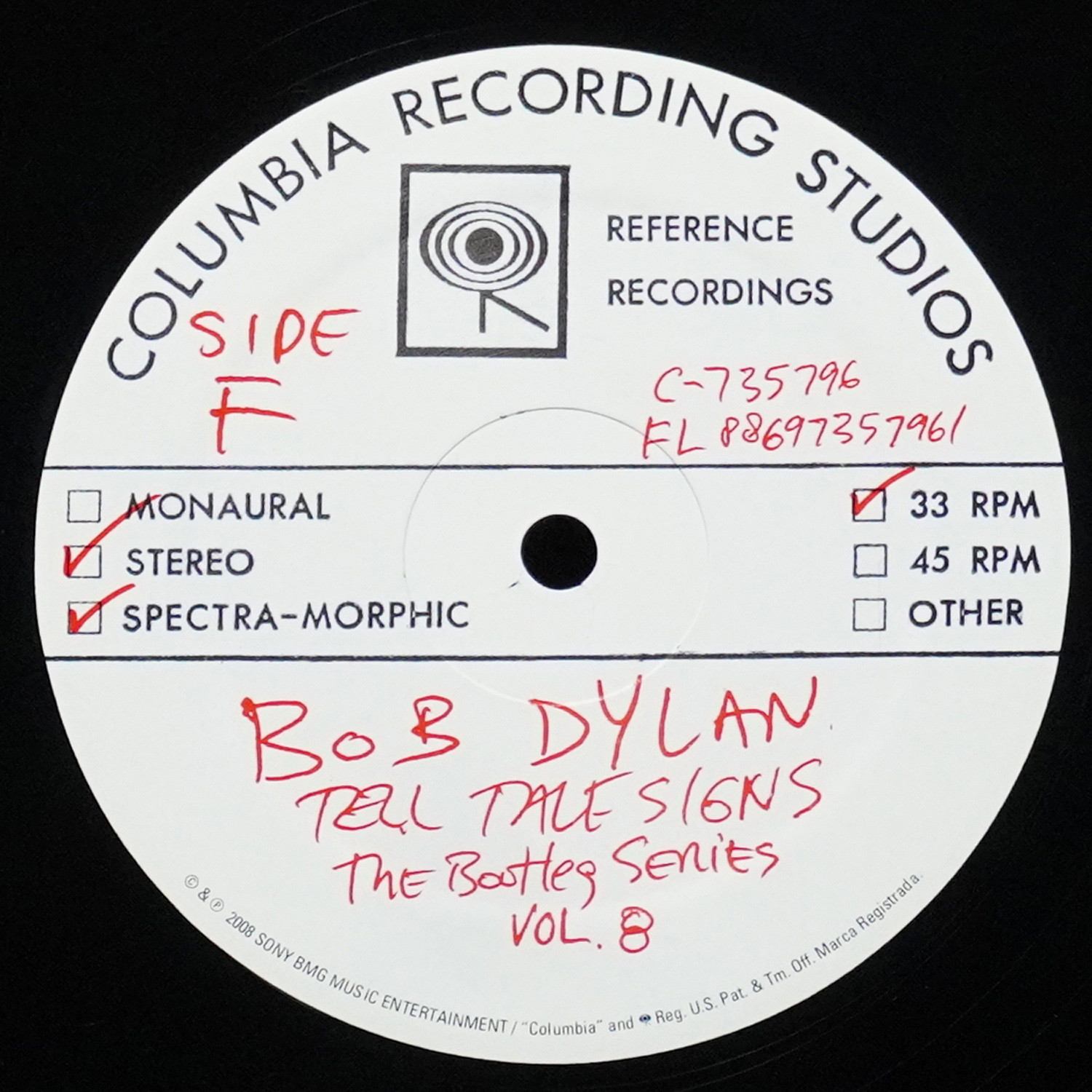 LP Bob Dylan — Tell Tale Signs (Rare And Unreleased 1989-2006) (4LP-бокс) фото 9