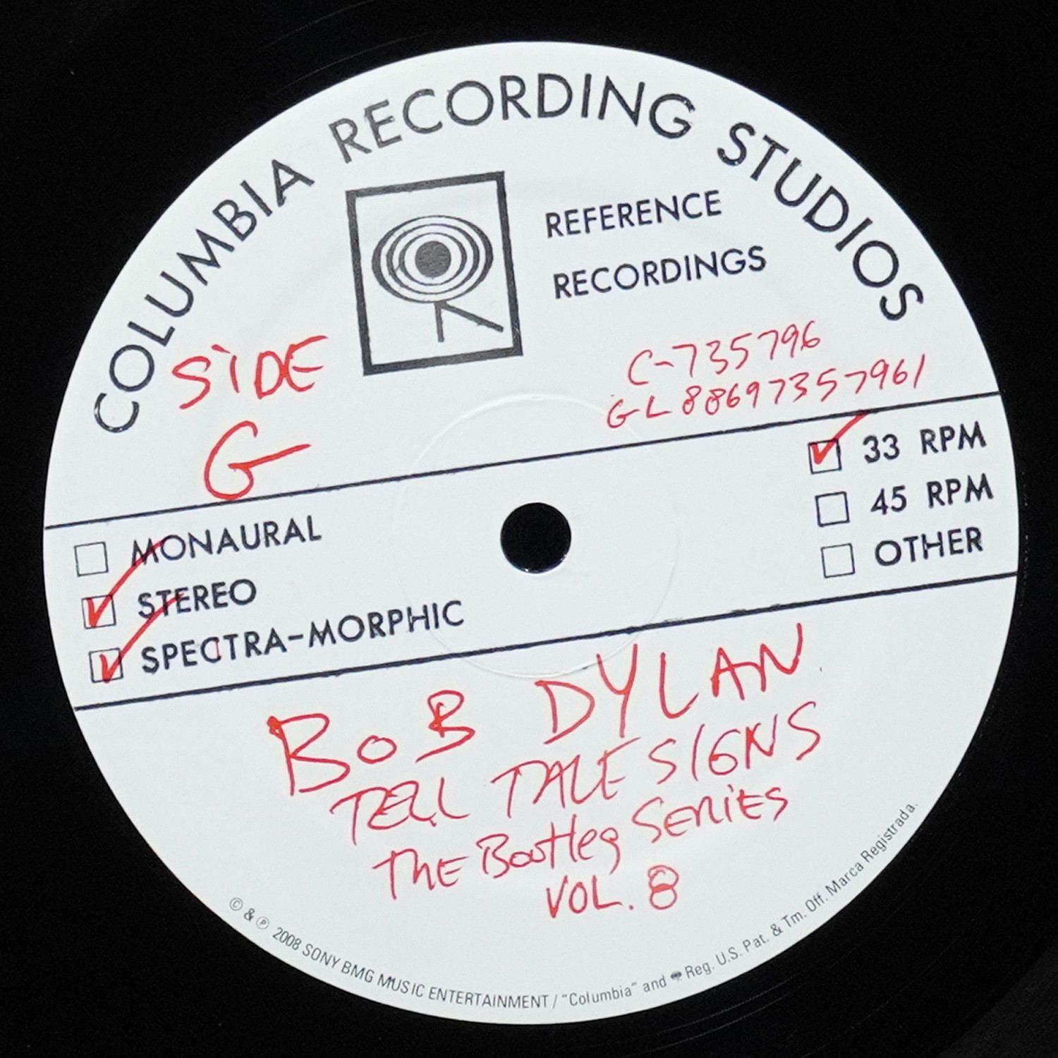 LP Bob Dylan — Tell Tale Signs (Rare And Unreleased 1989-2006) (4LP-бокс) фото 10