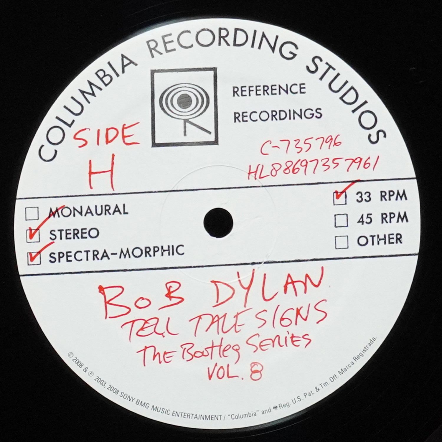 LP Bob Dylan — Tell Tale Signs (Rare And Unreleased 1989-2006) (4LP-бокс) фото 11