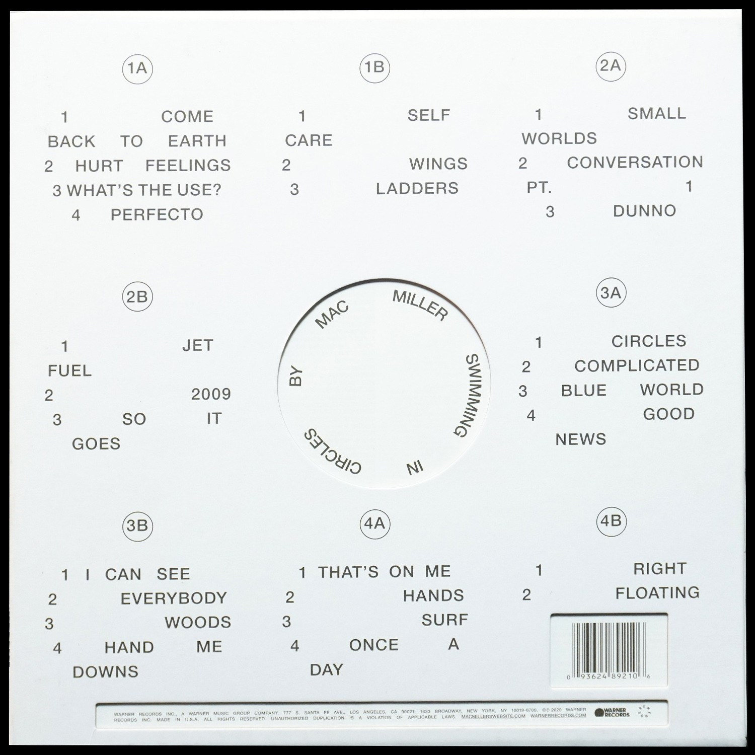 LP Mac Miller — Swimming In Circles (4LP-бокс, цветной винил,  + постер,  + буклет) фото 2