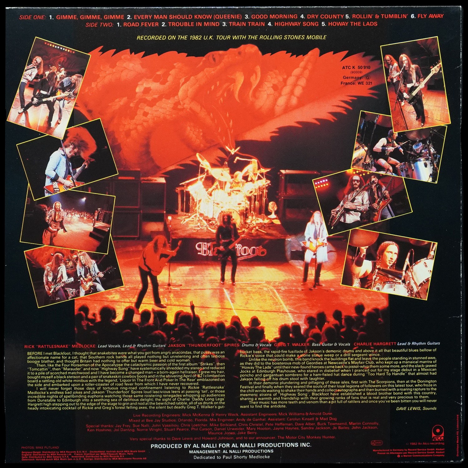 LP Blackfoot — Highway Song - Blackfoot Live фото 2