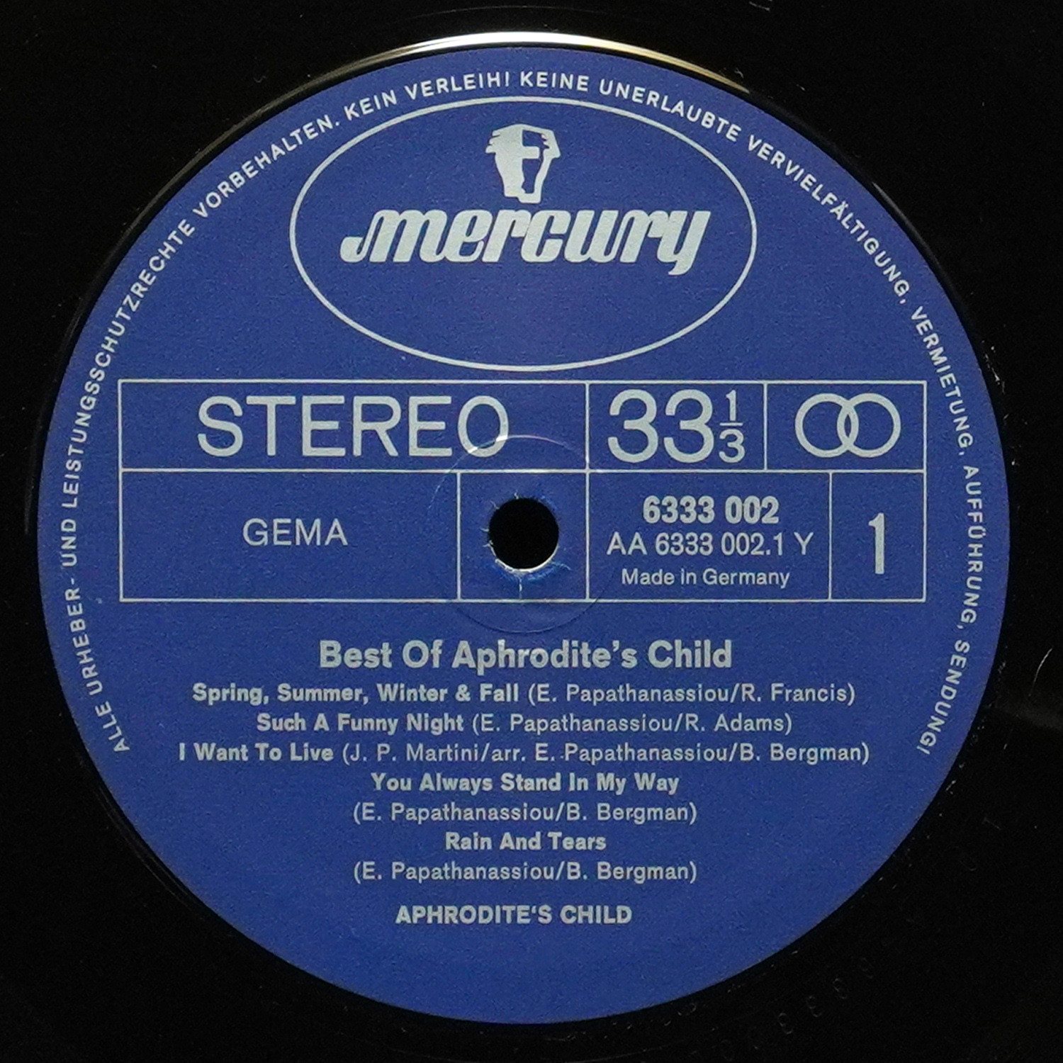LP Aphrodite's Child — Best Of Aphrodite's Child фото 2