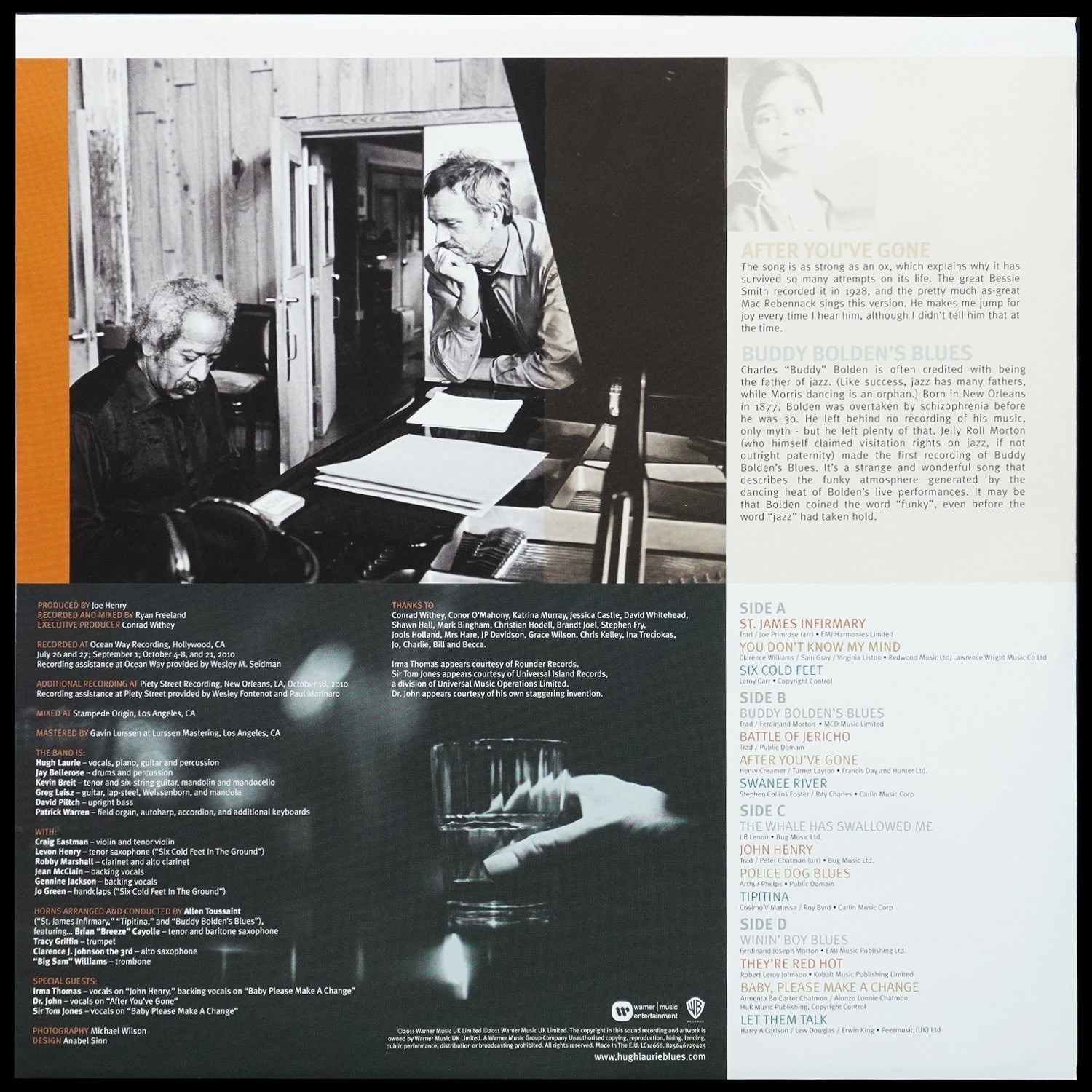 LP Hugh Laurie — Let Them Talk (2LP) фото 10