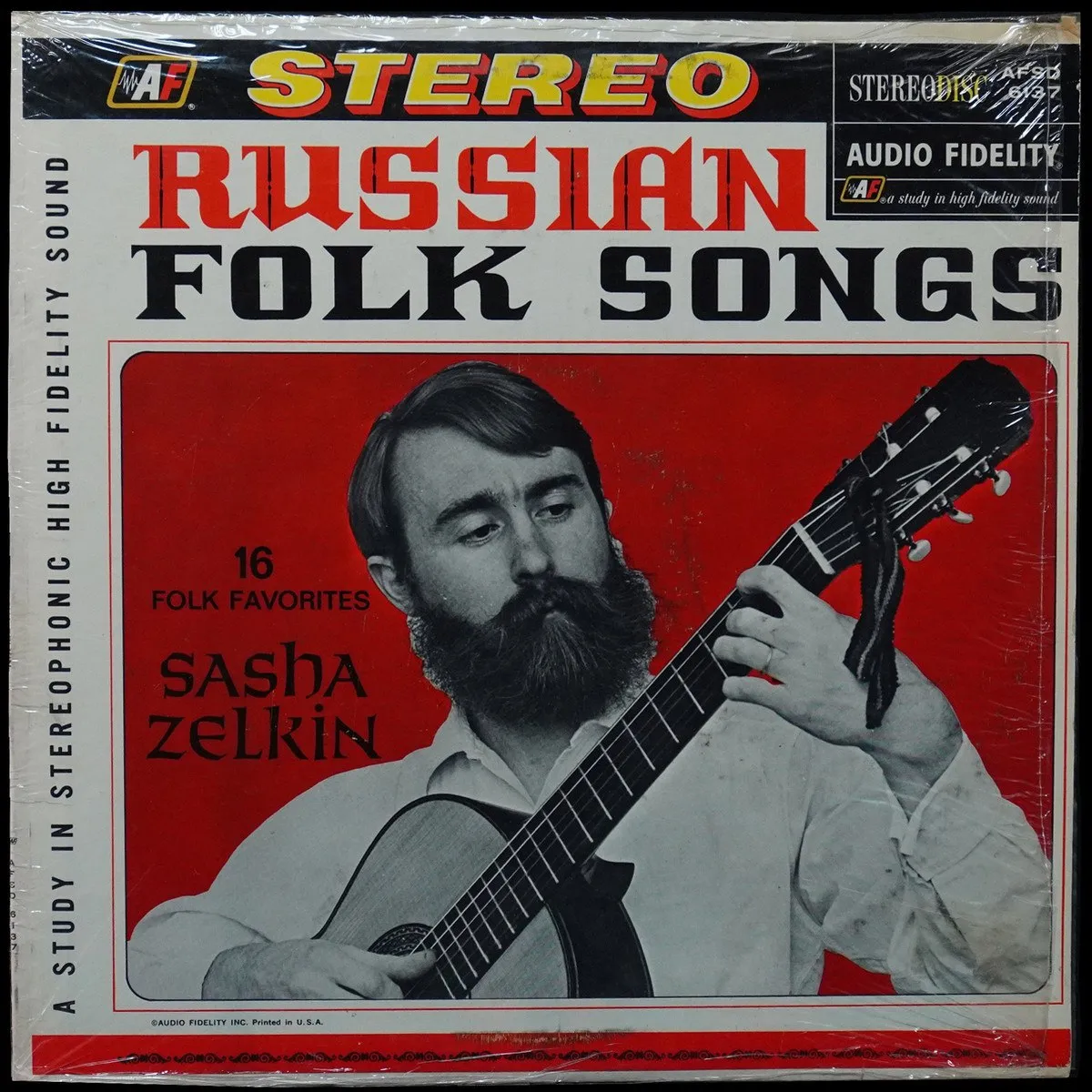 LP Alexandre Zelkine — Sasha Sings Folk Songs Of Russia фото