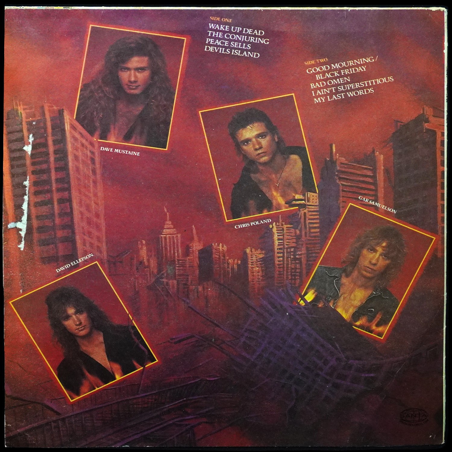 LP Megadeth — Peace Sells... But Who's Buying? фото 2