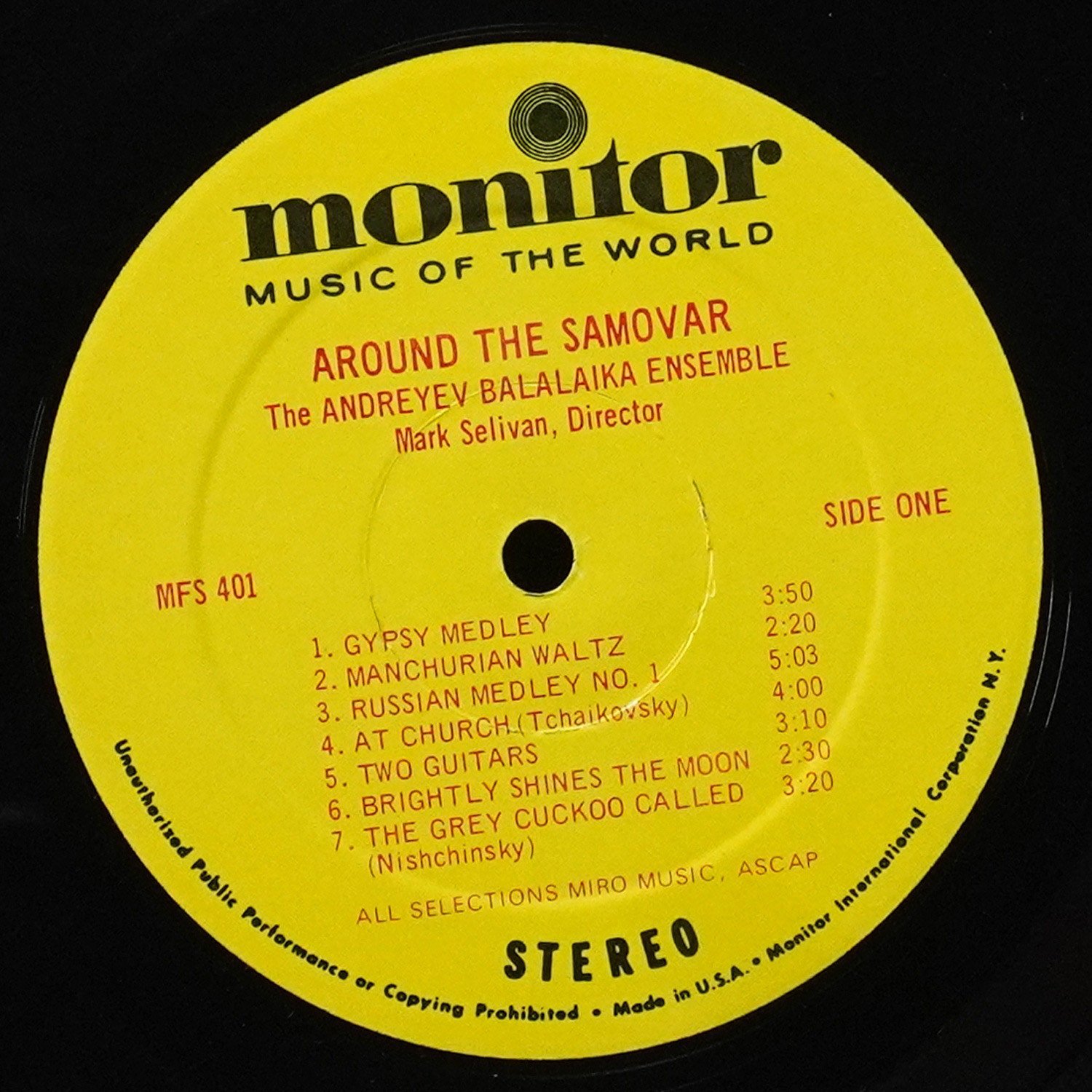 LP Andreyev Balalaika Ensemble — Around The Samovar фото 2