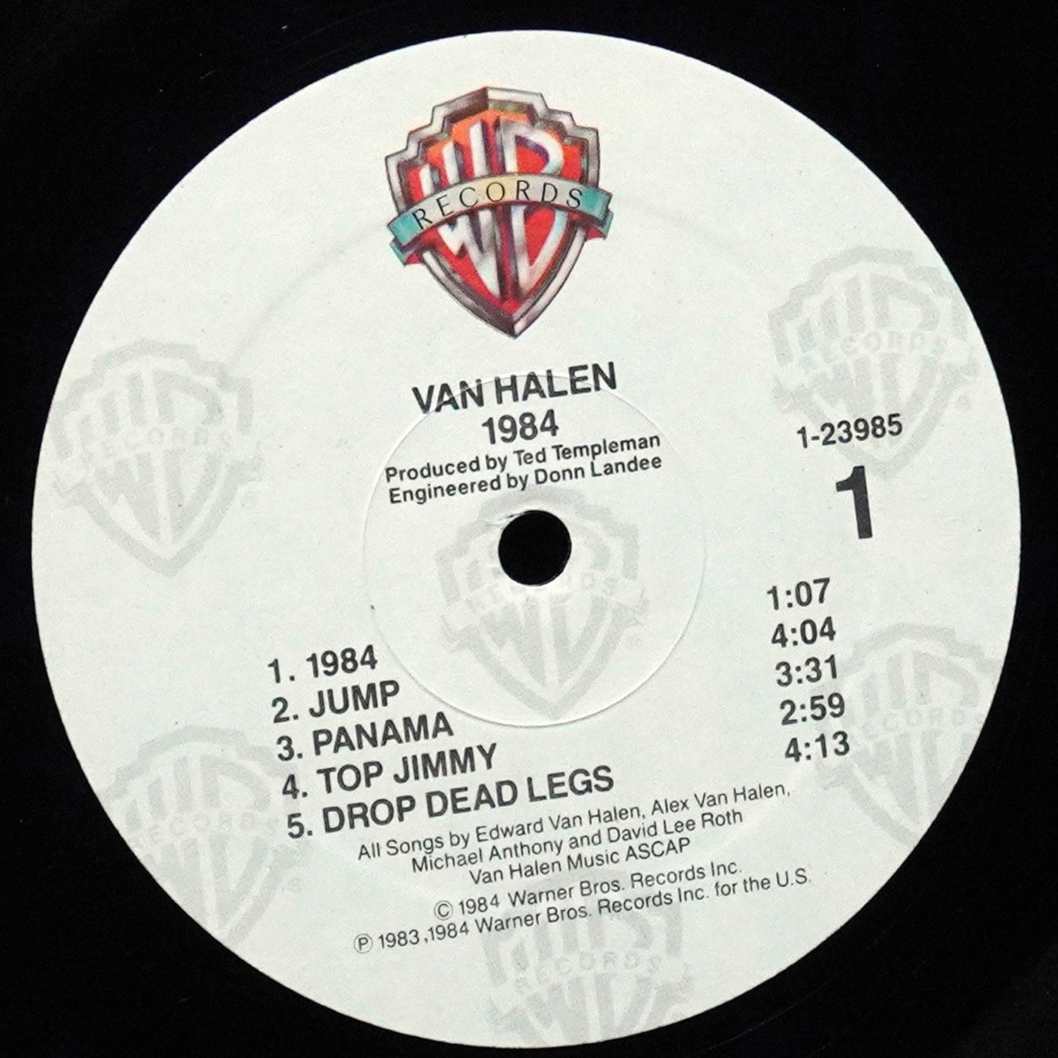 LP Van Halen — 1984 фото 3