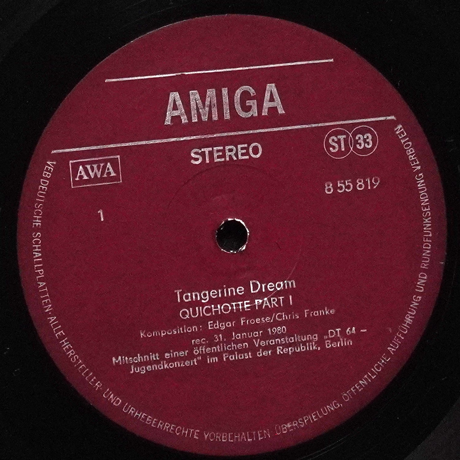 LP Tangerine Dream — Tangerine Dream фото 2