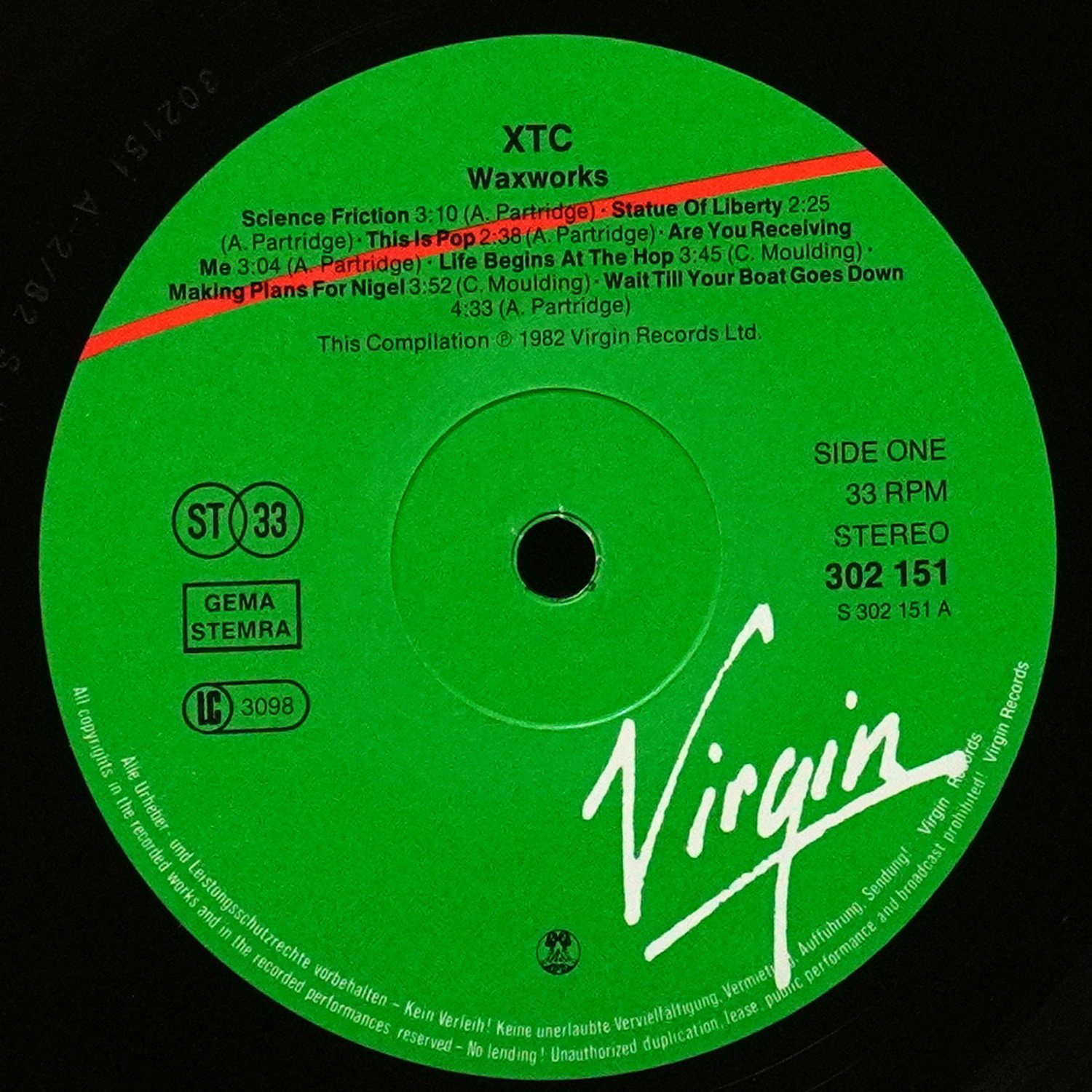 LP XTC — Waxworks - Some Singles 1977-1982 / Beeswax - Some B-Sides 1977-1982 (2LP) фото 3