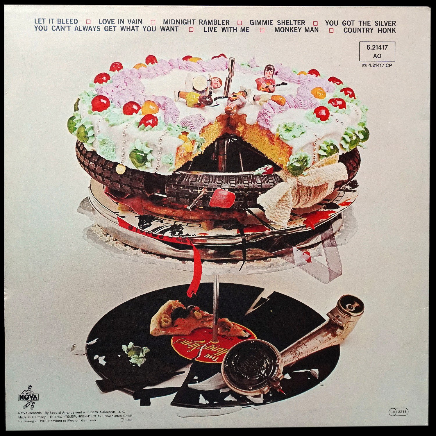 LP Rolling Stones — Let It Bleed фото 2