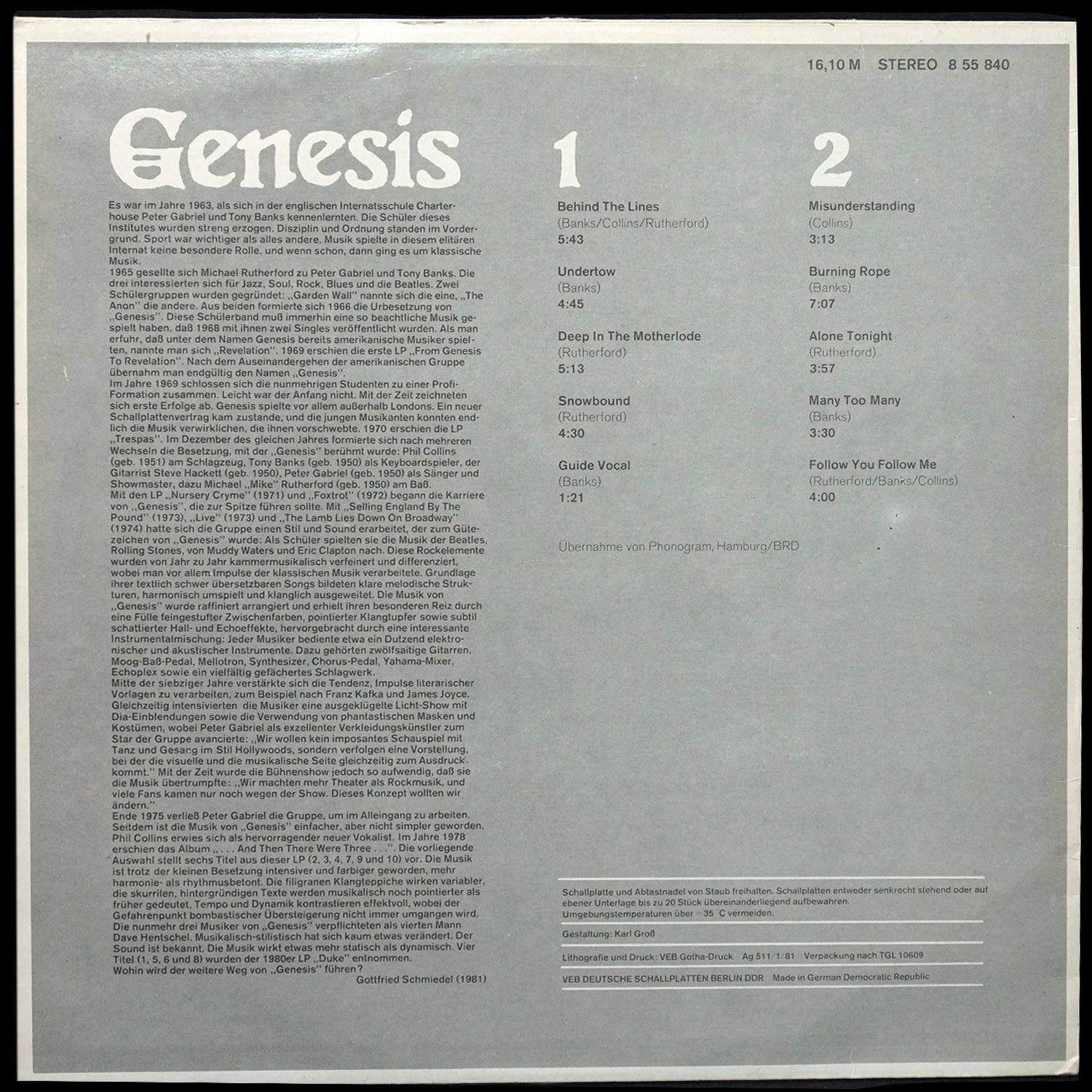 LP Genesis — Genesis фото 2