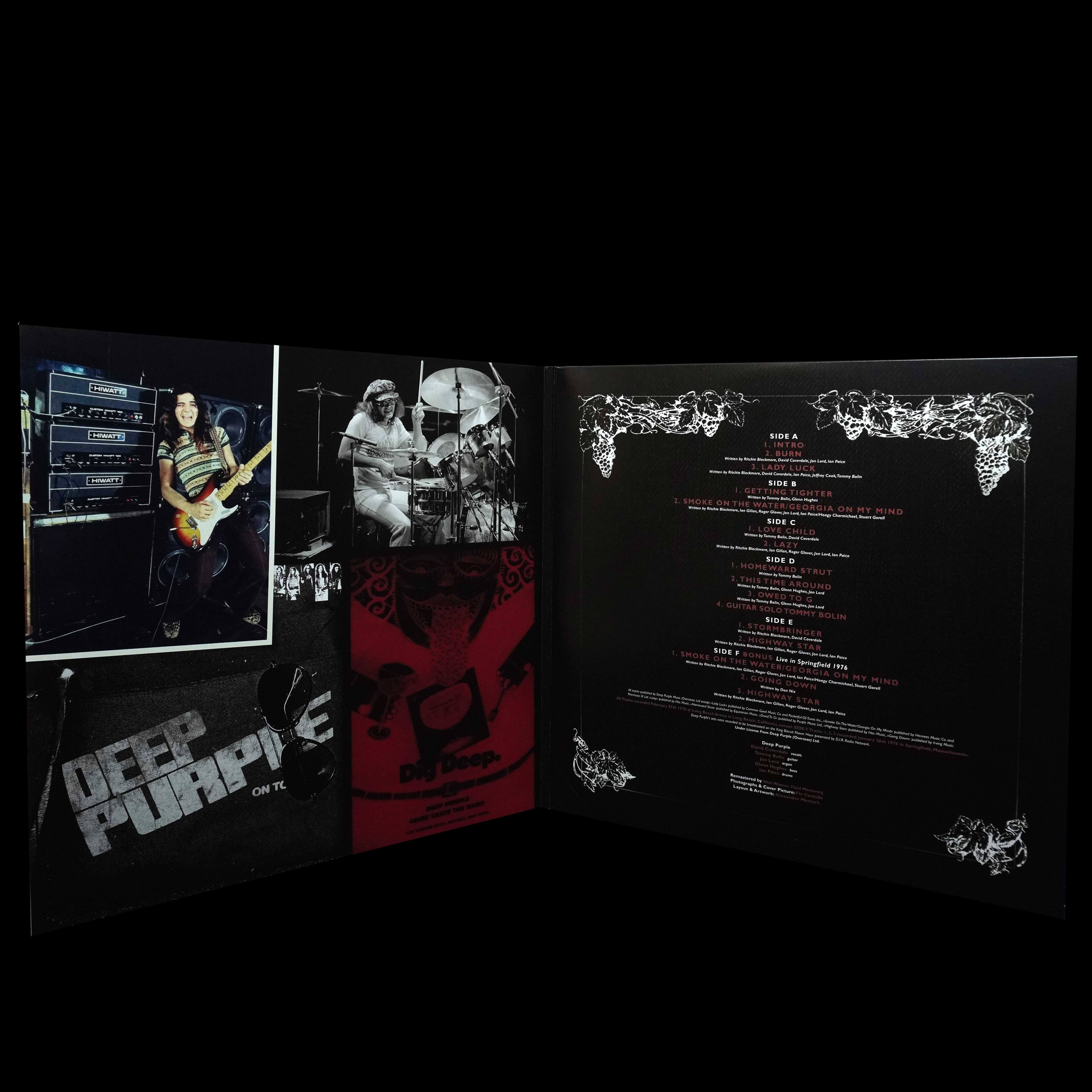 LP Deep Purple — Long Beach 1976 (3LP) фото 3