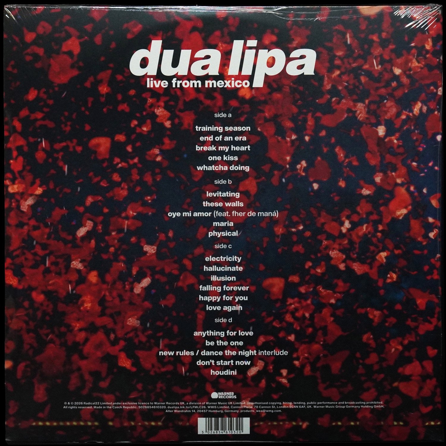 LP Dua Lipa — Live From Mexico (2LP) фото 2