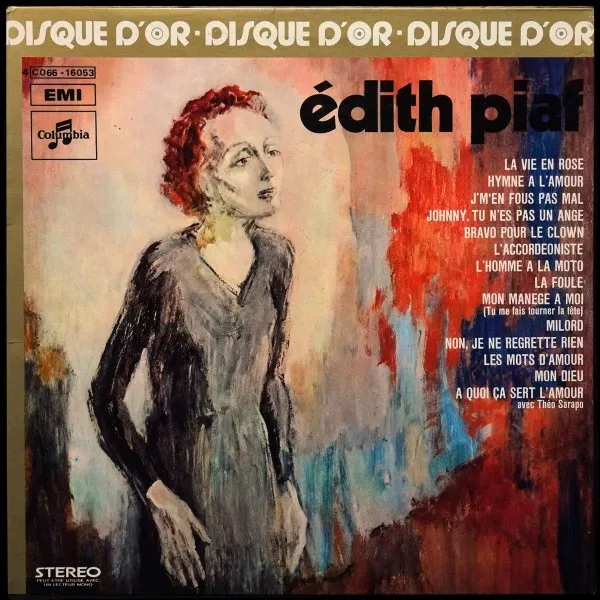 Le Disque D'Or De Edith Piaf