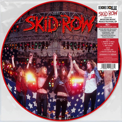 Skid Row — Live at the Moscow Music Peace Festival (Предзаказ, Pre-Sale, picture disc (пикчер диск), RSD BF 2026)